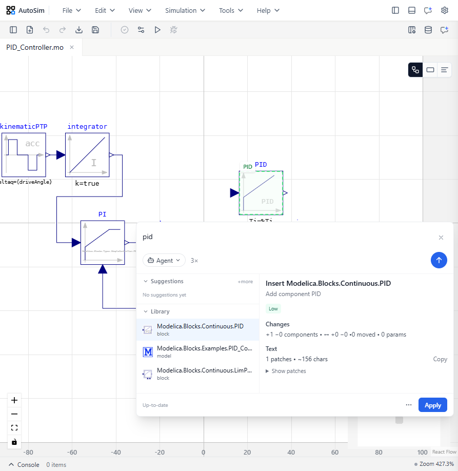 AI Canvas Dialog with Live Preview